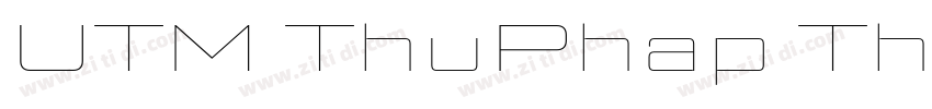 UTM ThuPhap Thien An字体转换